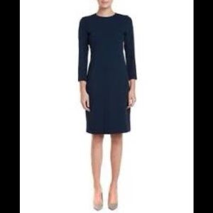 Vince sheath dress 3/4 sleeve, knee length small